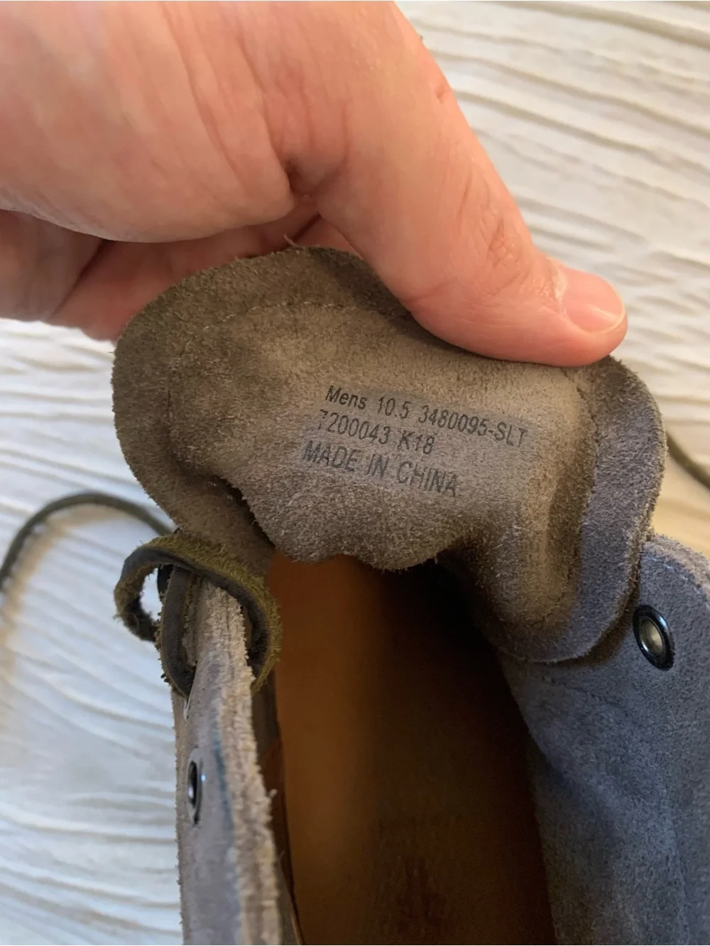 Frye Beacon Gray Suede/Leather High Top Sneakers, size 10.5